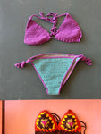 Crochet Bikini Set - SM/MD - Purple