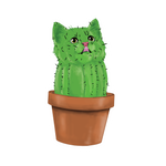 Cacti Cat Sticker