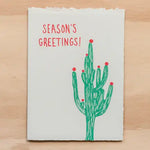 Holiday Cactus Greeting Card