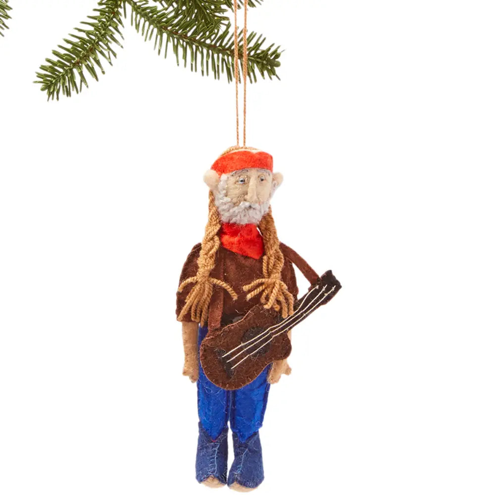 Willie Nelson Ornament