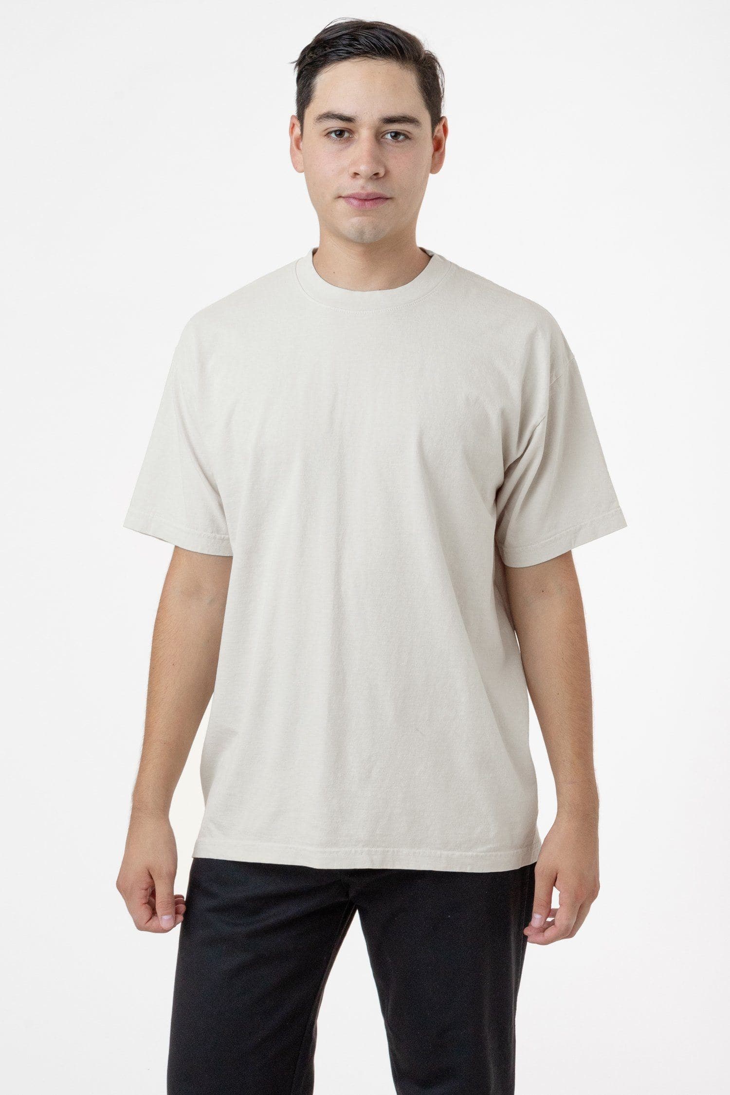 Crew Neck Tee - Cement