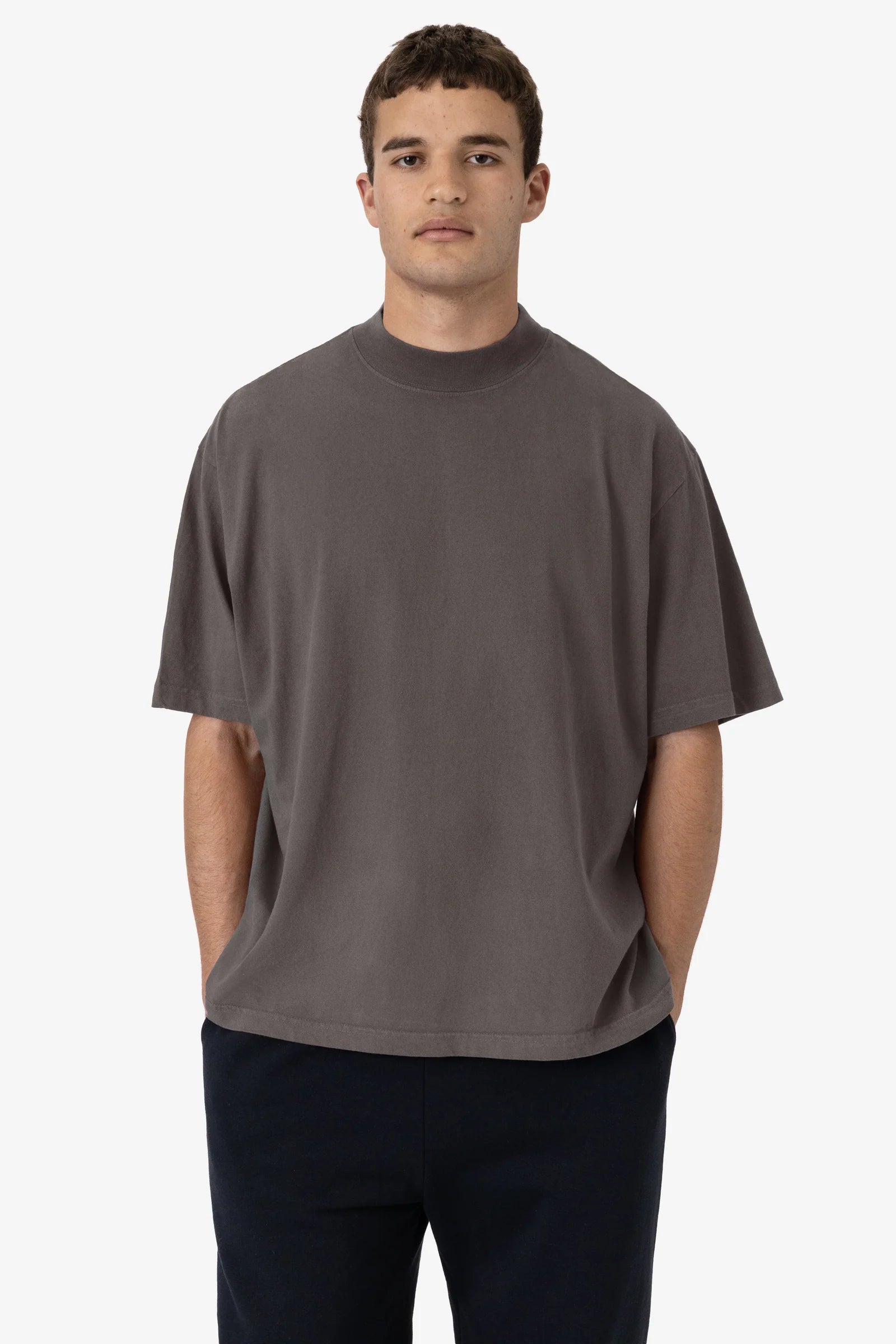 Mock Neck Tee - Falcon