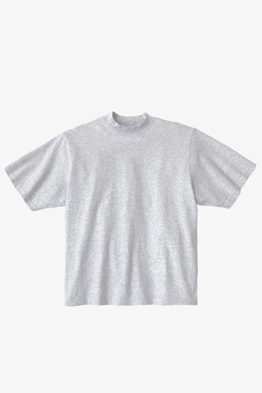 Mock Neck Tee - Ash