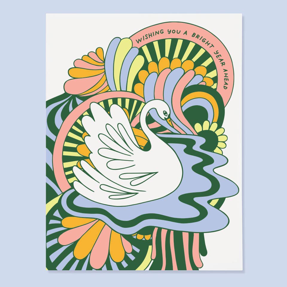 Bright Year Swan Card