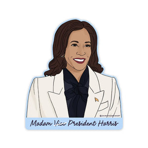 Madam President Kamala Sticker