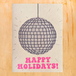 Holiday Disco Ball Greeting Card