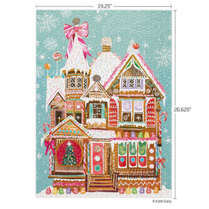 Gingerbread House 1000 Piece Puzzle | Holiday Gift