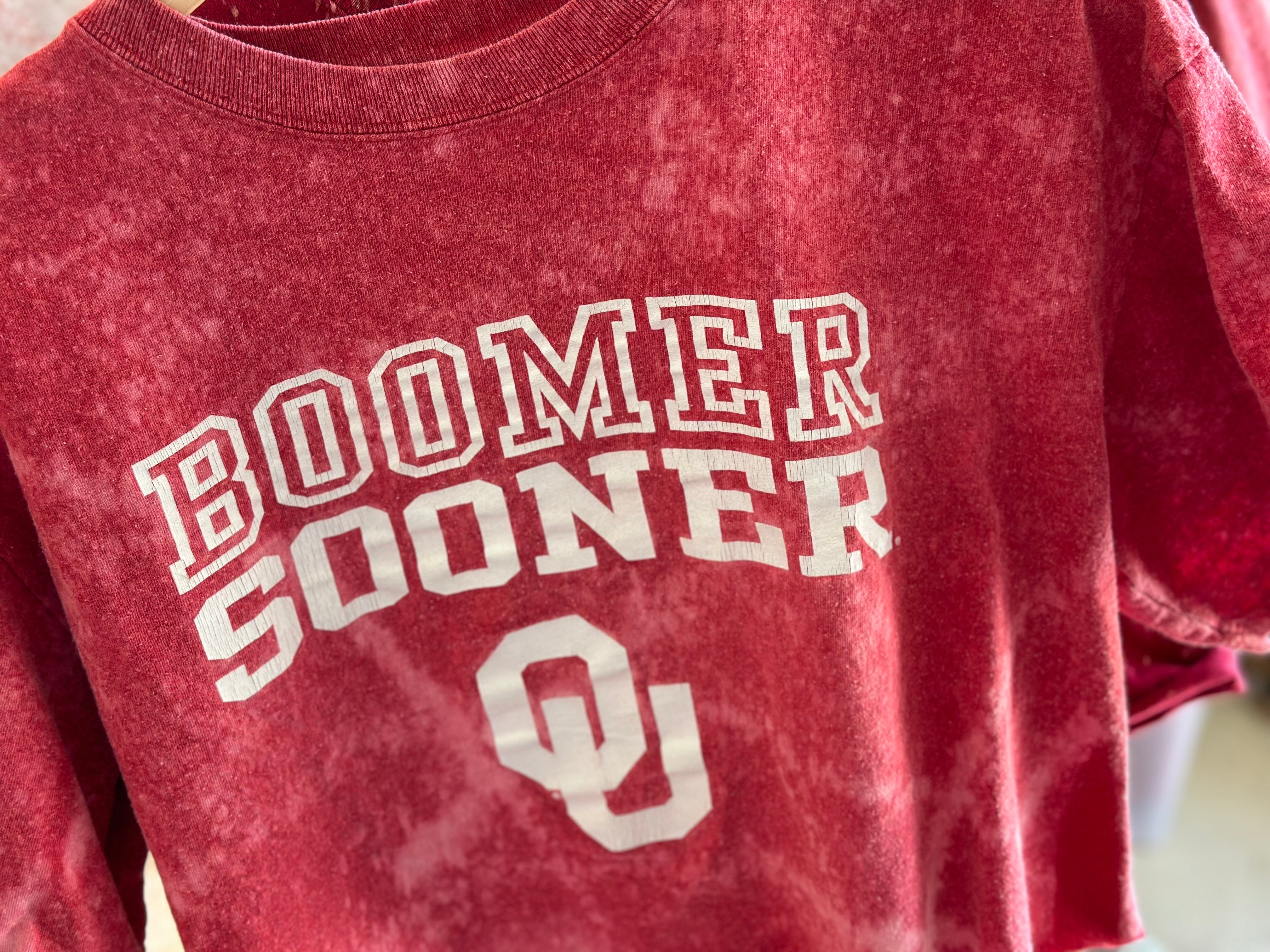 Reworked Sooner Tee - Boomer Red LG