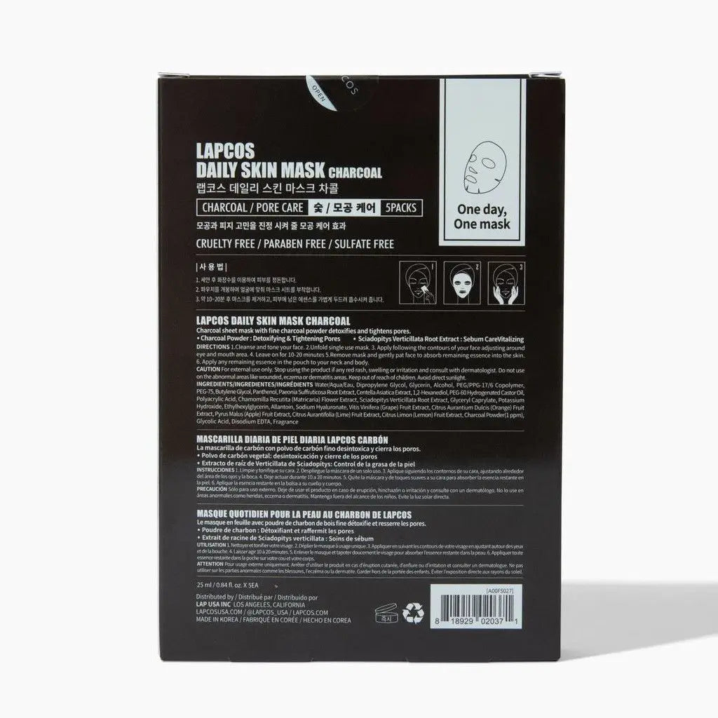 Charcoal Pore Sheet Mask