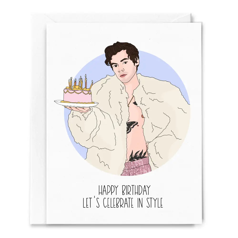 Celebrate in Style Bday Card