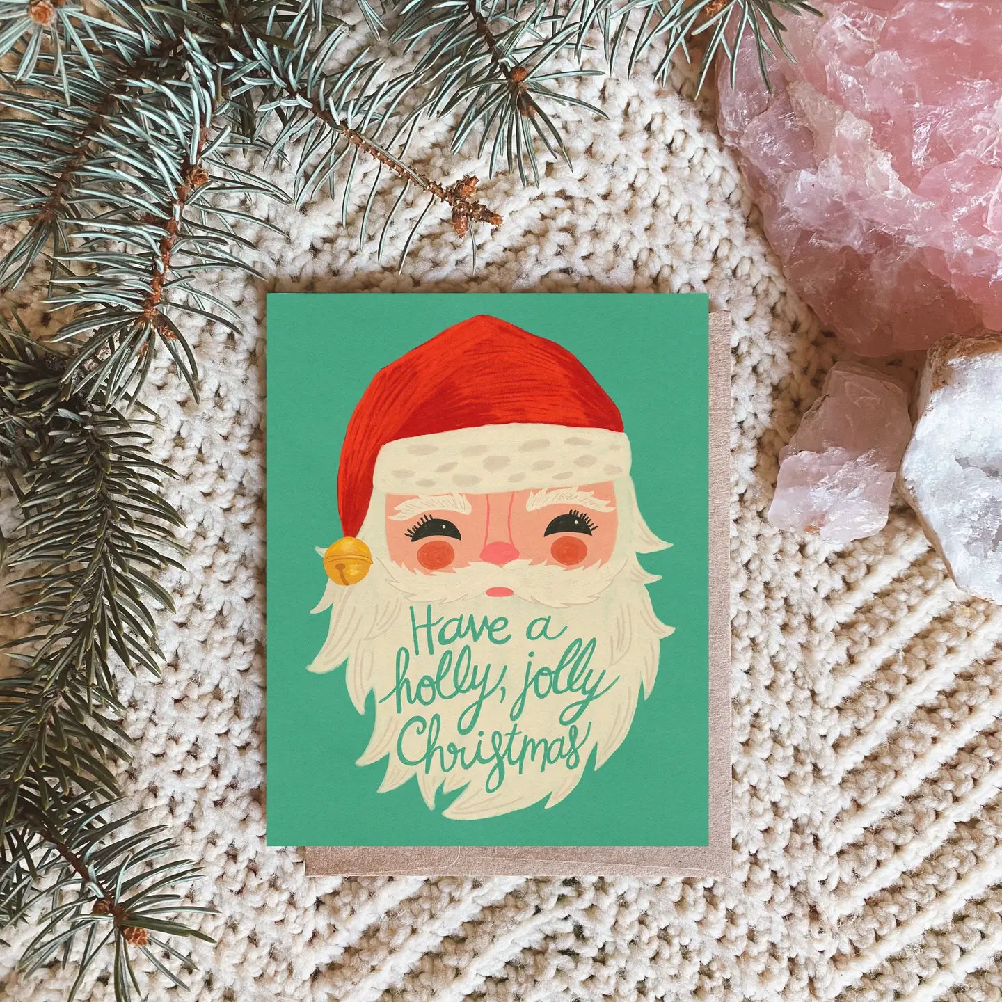 Retro Santa Card