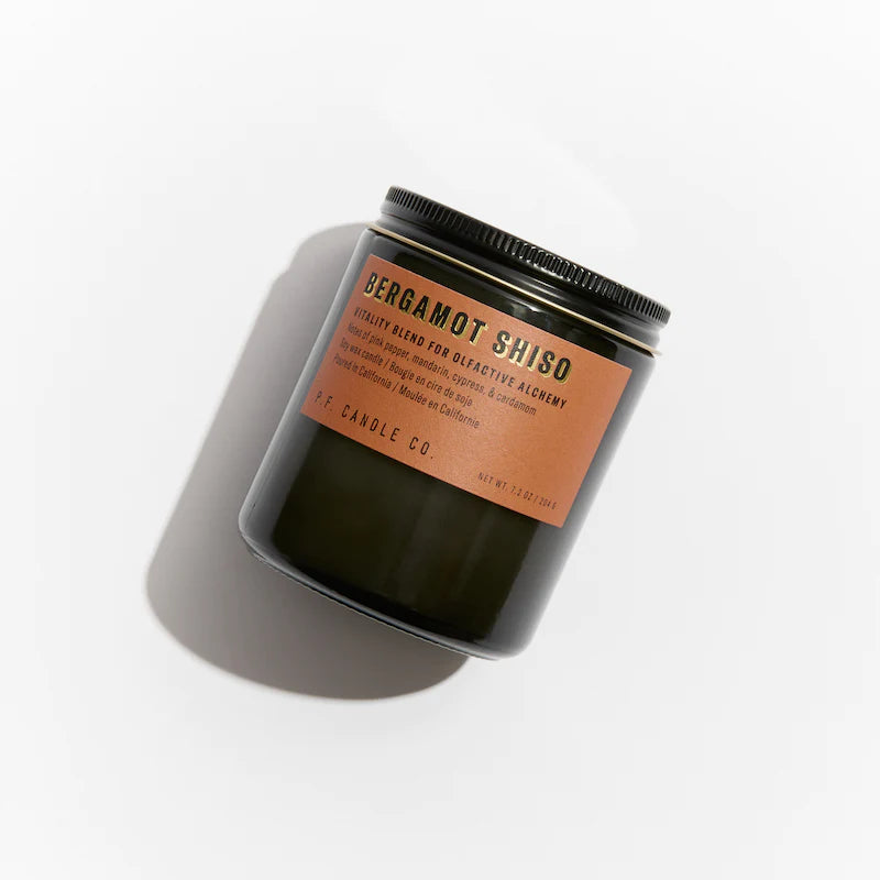 Bergamot Shiso– 7.2 oz Soy Candle PF