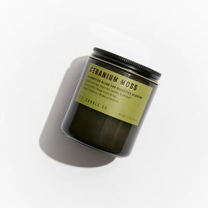 Geranium Moss– 7.2 oz Soy Candle PF