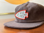 Live Wild Free - Corduroy Hat