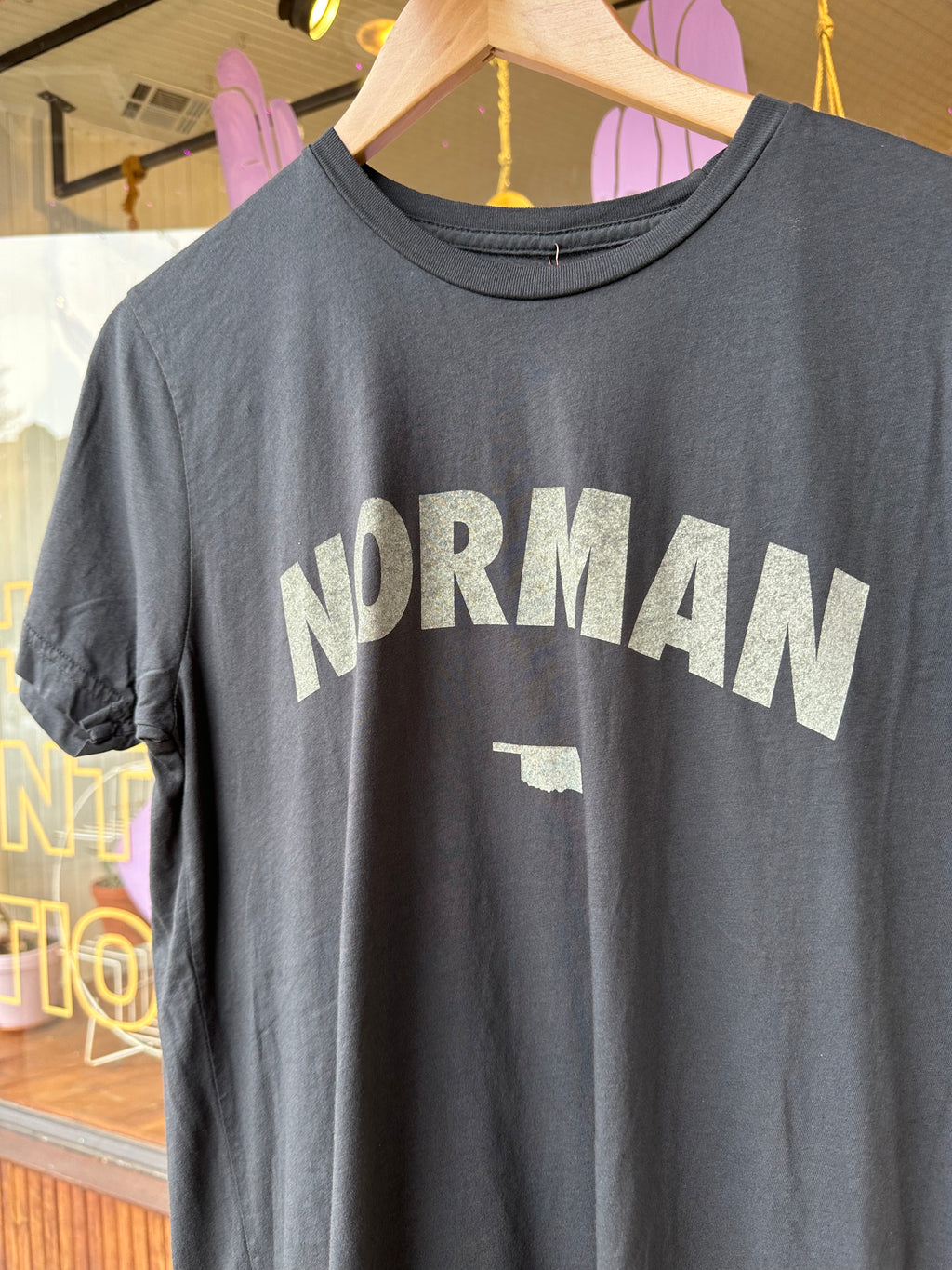 Norman - Grey USA Tee