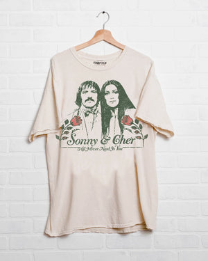 Sonny & Cher All I Need Thrifted Tee
