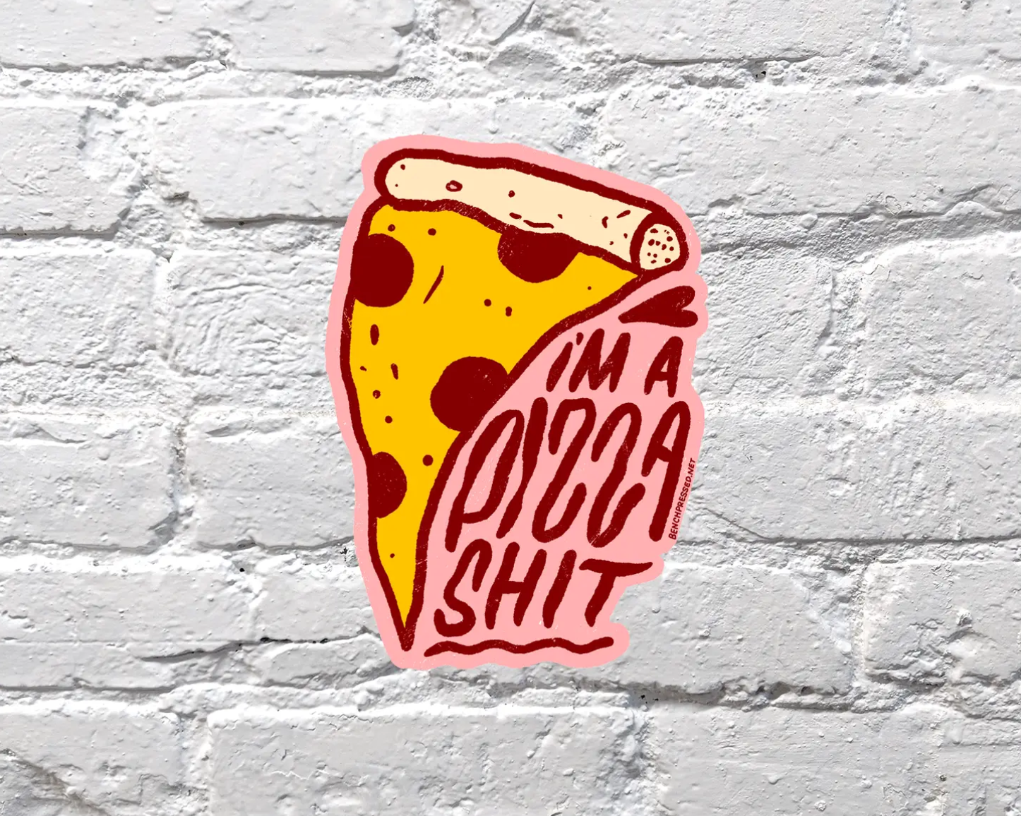 Pizza Shit sticker