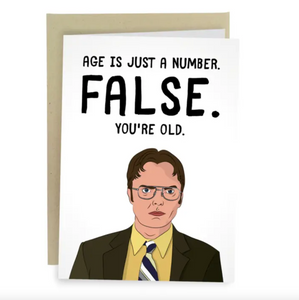 FALSE Dwight Schrute Card