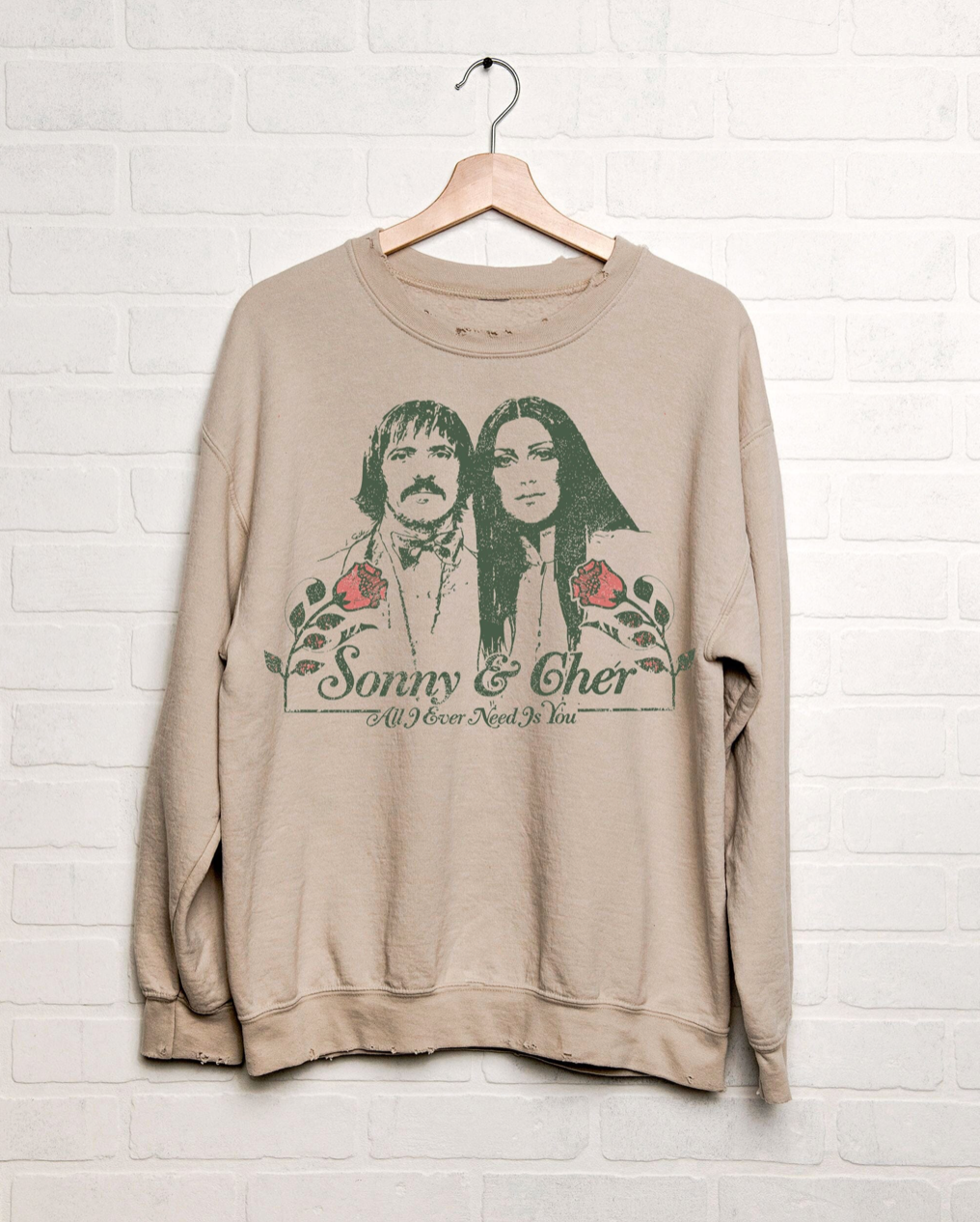 Sonny & Cher Thrifted Sweatshirt