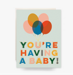 Balloons Baby Card