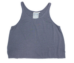 Cropped Hemp Tank - Diesel Grey 