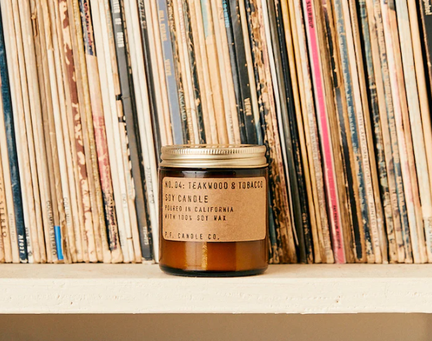 Teakwood + Tobacco - 3.5 oz Soy Candle