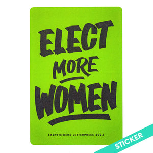 Elect Women Sticker