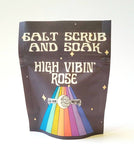 High VIbin Rose Bath Soak Scrub Pouch