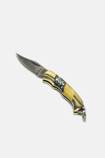 Mini Inlay Folding Knife: Mother of Pearls