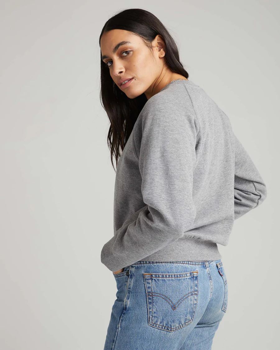 Richer Poorer Recycled Fleece Classic Sweatshirt - Heather Grey
