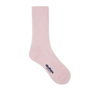 Drutherswear Organic Cotton Everyday Crew Sock - Pink Mélange