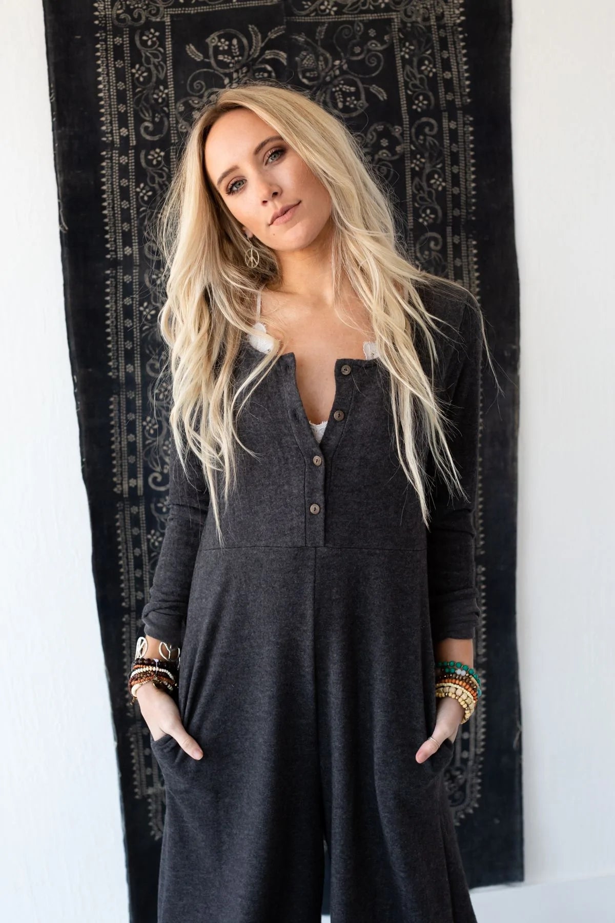 Simply Comfort Jumpsuit - Gray