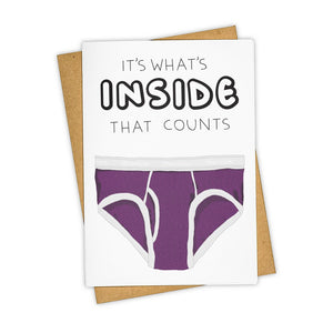 TayHam Its Whats Inside That Counts Briefs - Card