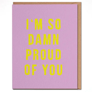 I'm So Proud of You - Card