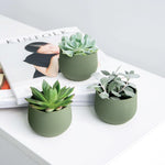 Mini Planter - Olive Green 3D Printed 
