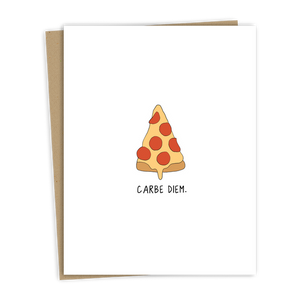 Rockdoodles Carbe Diem Pizza Card 