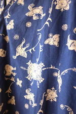 Batik Print Japanese Blouse - Vintage