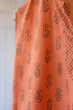 Unbranded Batik Printed Top Coral - MD