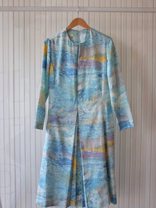 David Crystal Watercolor Dress - LG