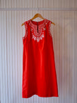 Unbranded Embroidered Detail Red Dress - SM/MD