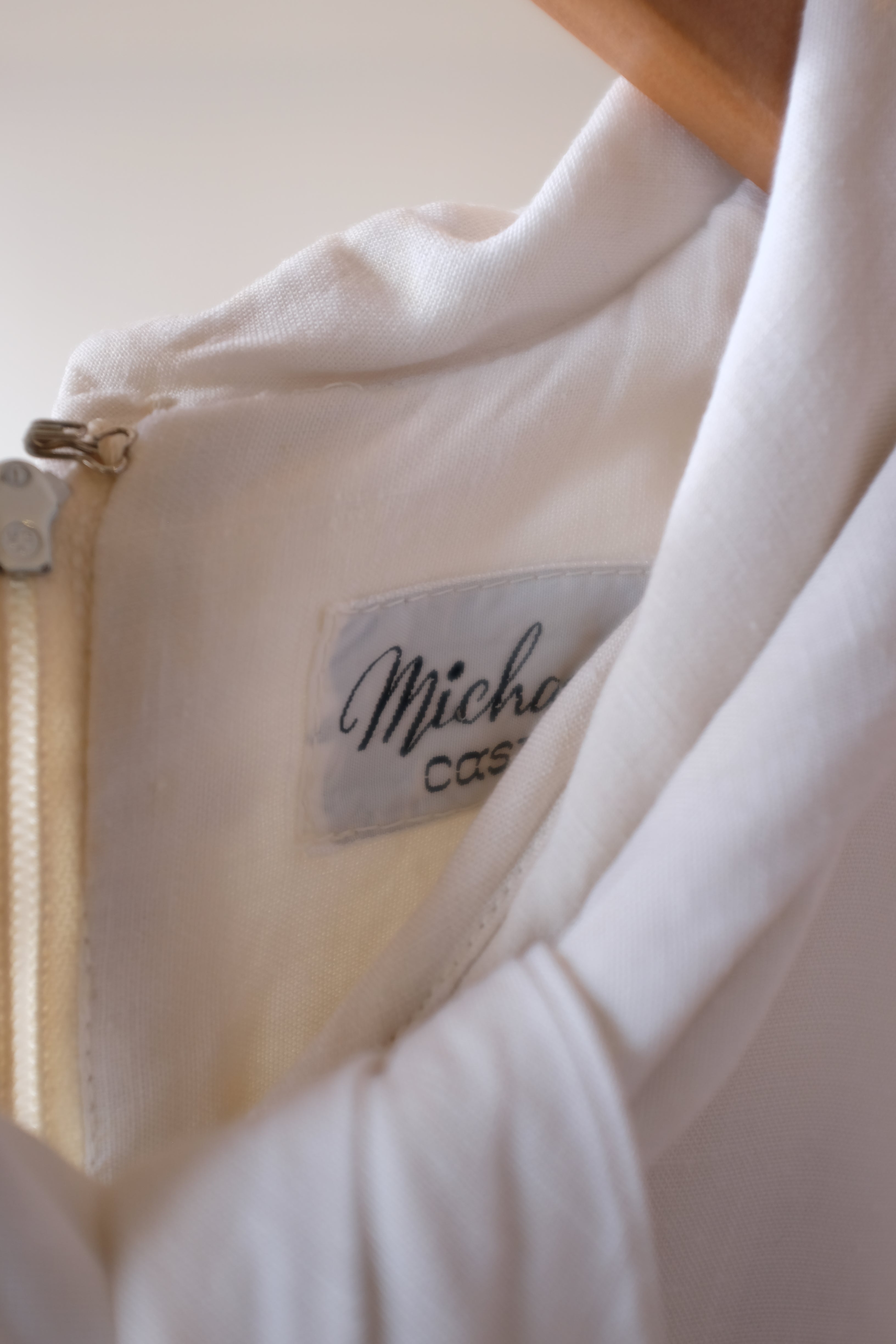 Michael White Dress w Neck Detail - MD