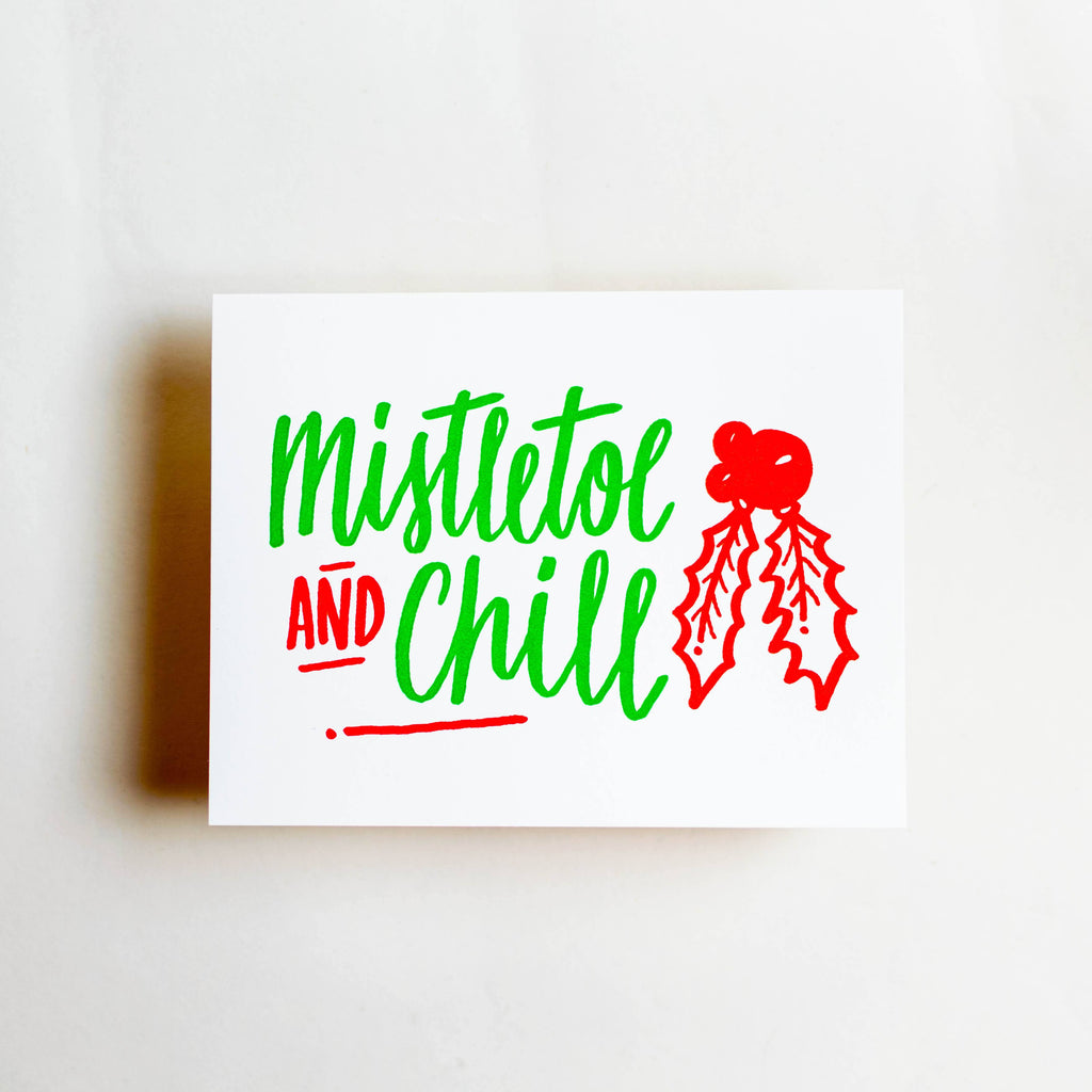 Mistletoe Card