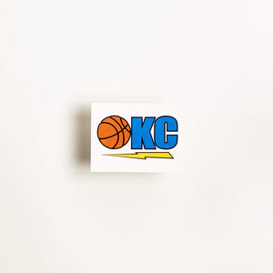 OKC Bball Sticker