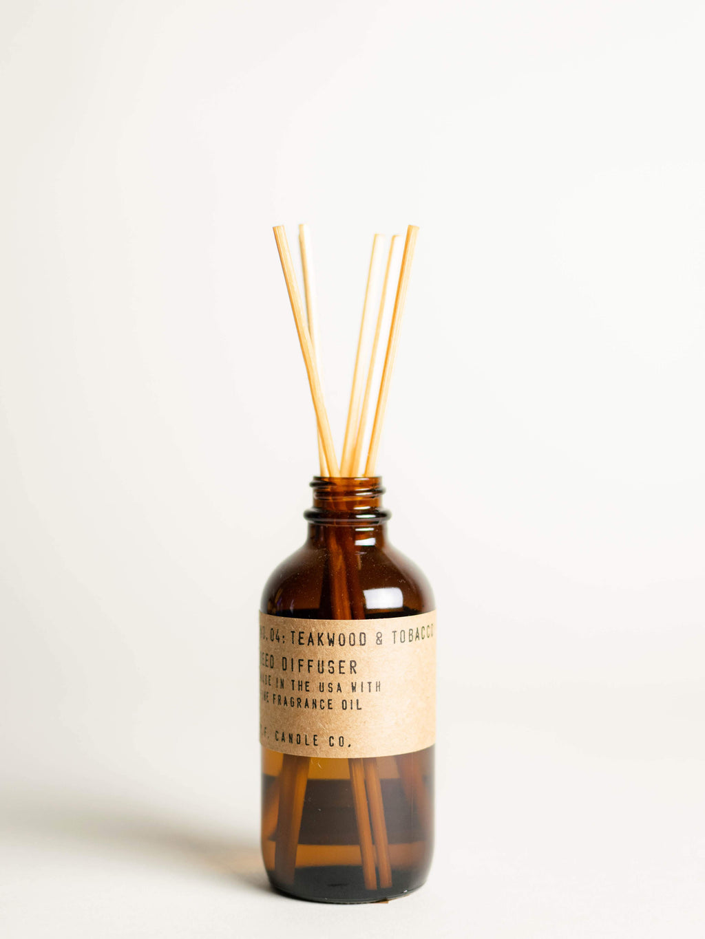 P.F. Candle Co. Teakwood + Tobacco - Reed Diffuser