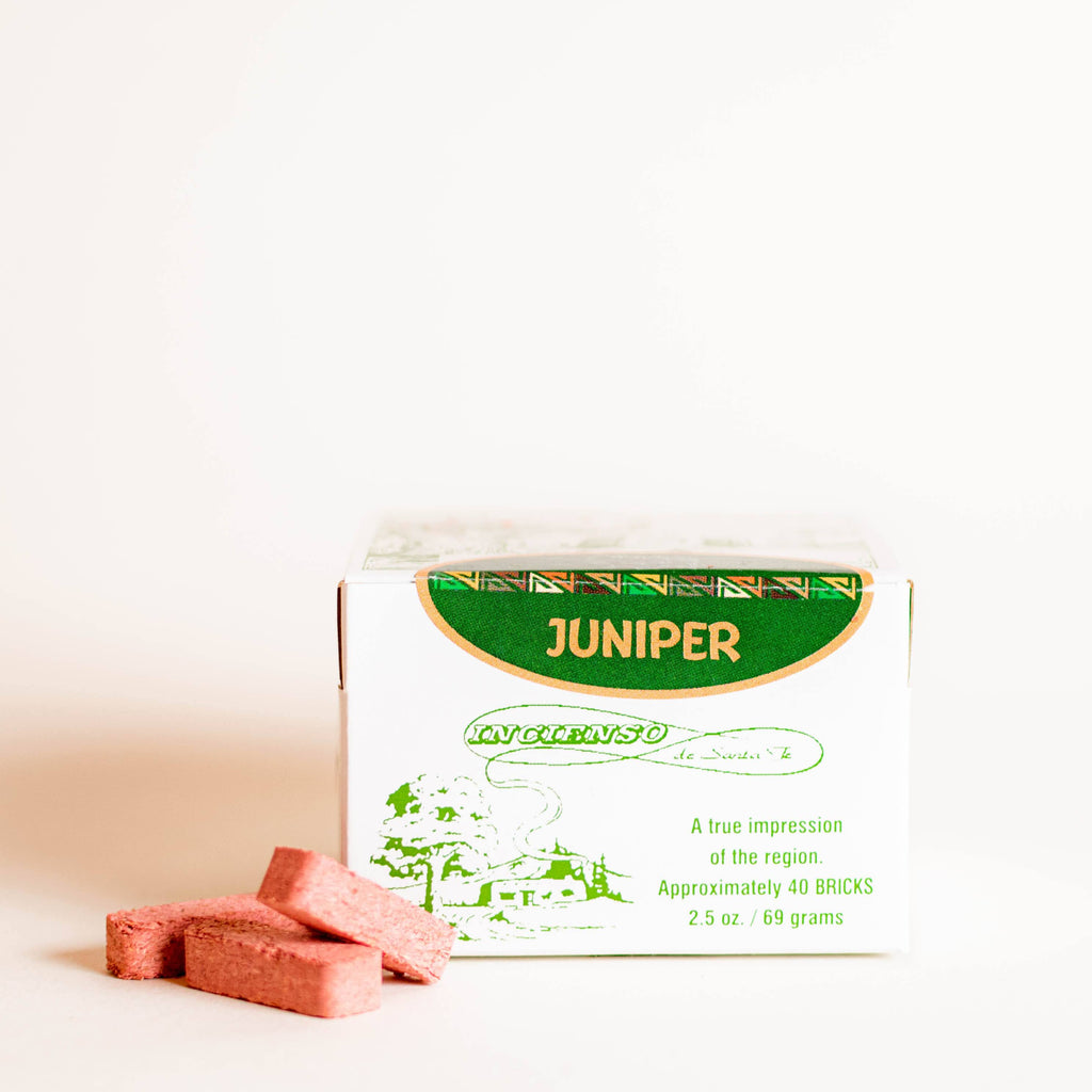 Juniper Incense Bricks - 40 Count
