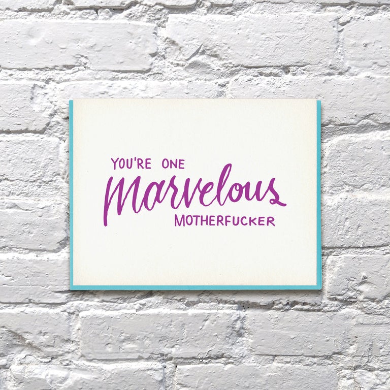 Marvelous Card