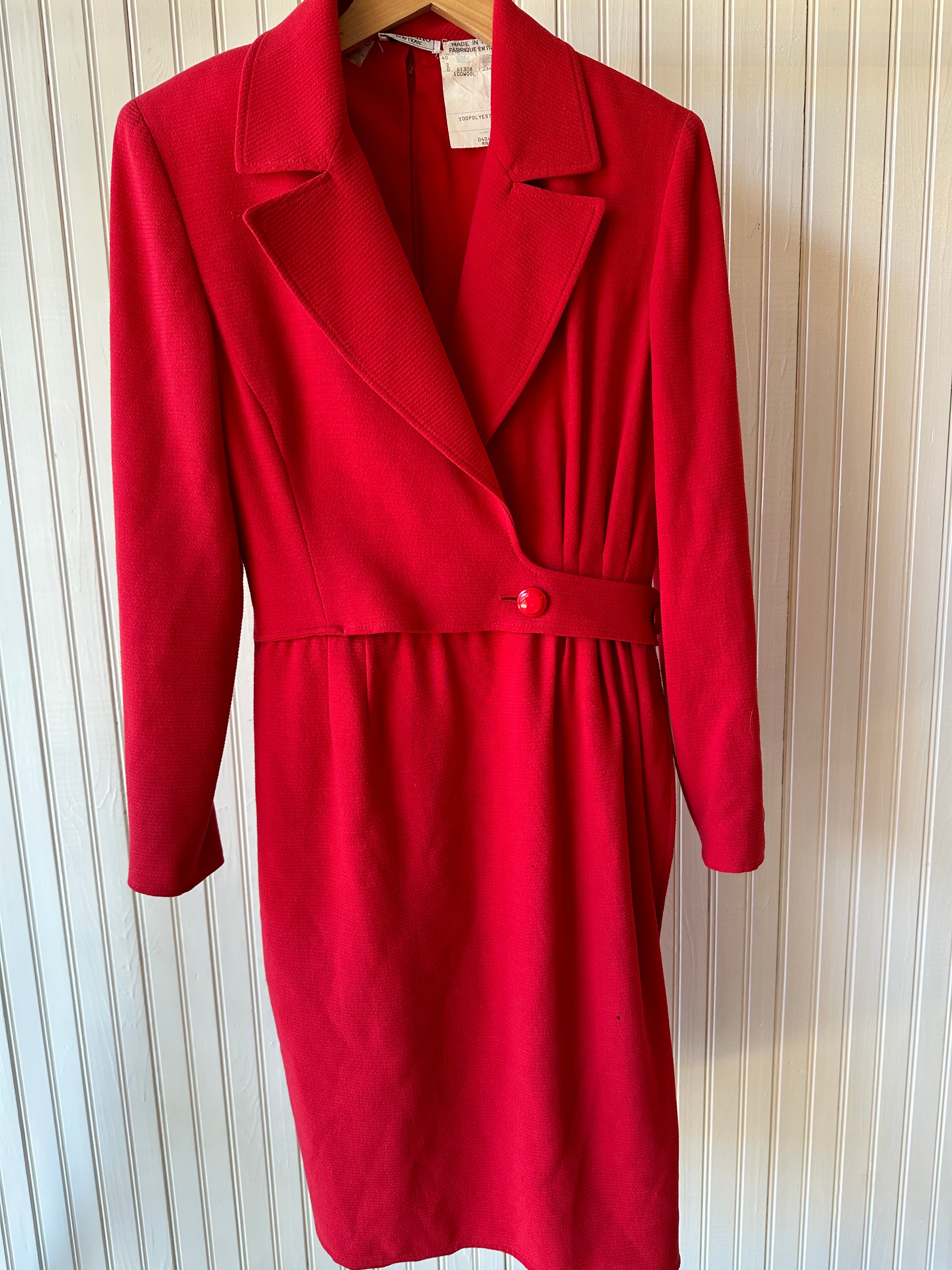 Vintage Valentino Deadstock Dress - Red