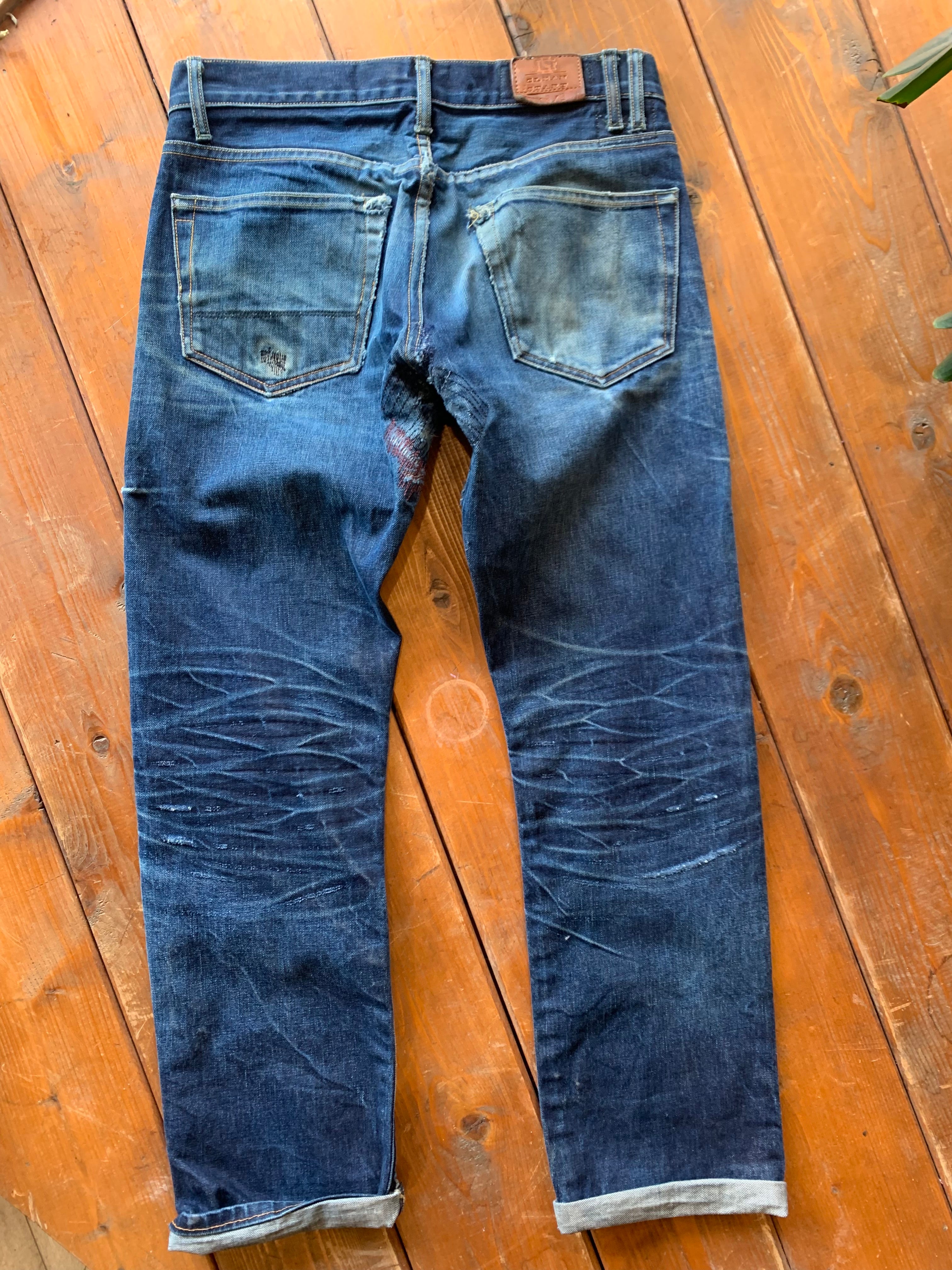 Imogene & Willie Repaired Denim - 28