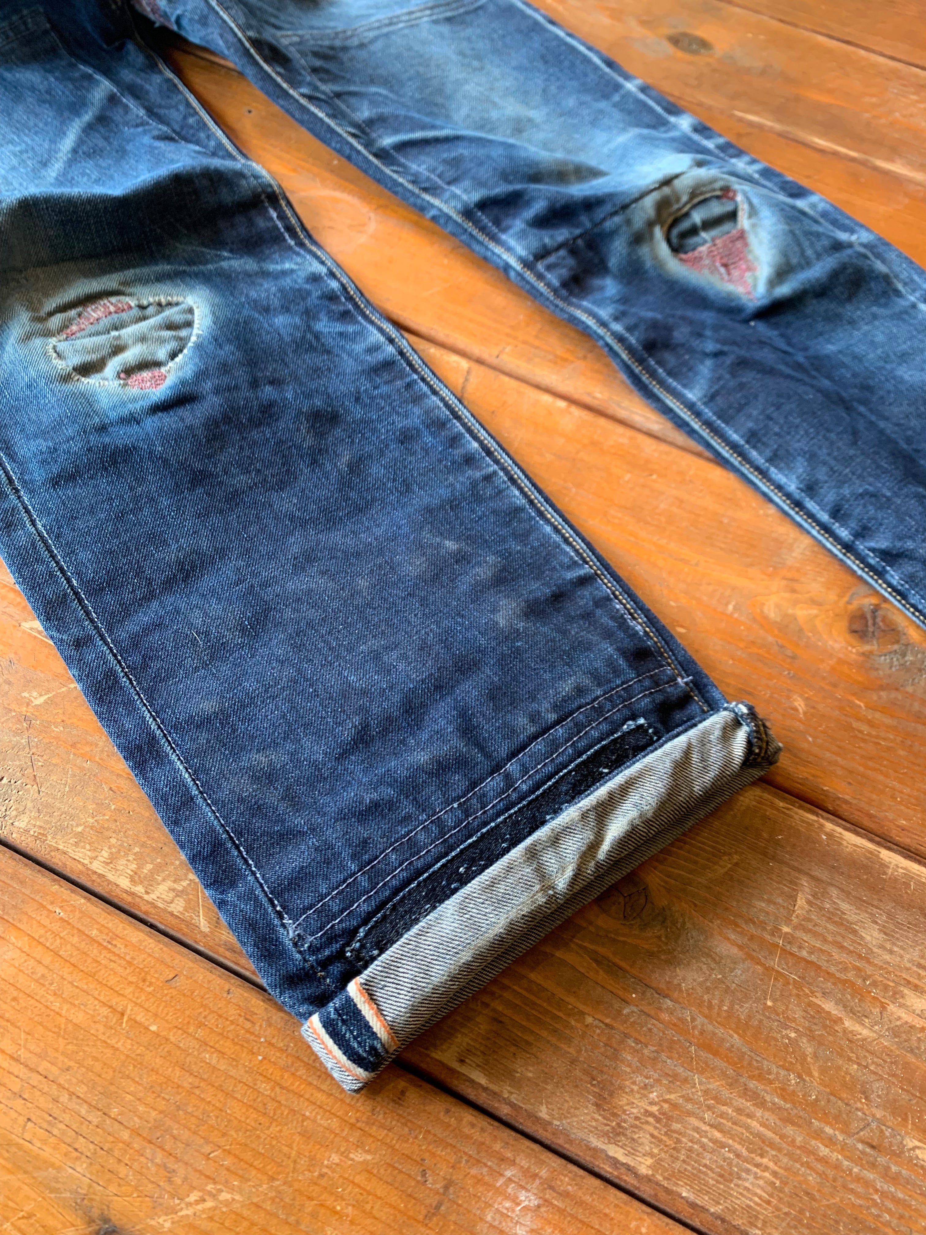 Imogene & Willie Repaired Denim - 28