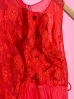 Unbranded Red Lace Slip Set